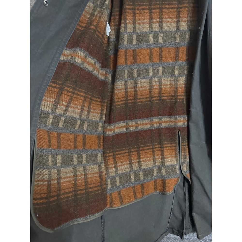 Vintage Long LL Bean Olive Jacket - Picture 7 of 16